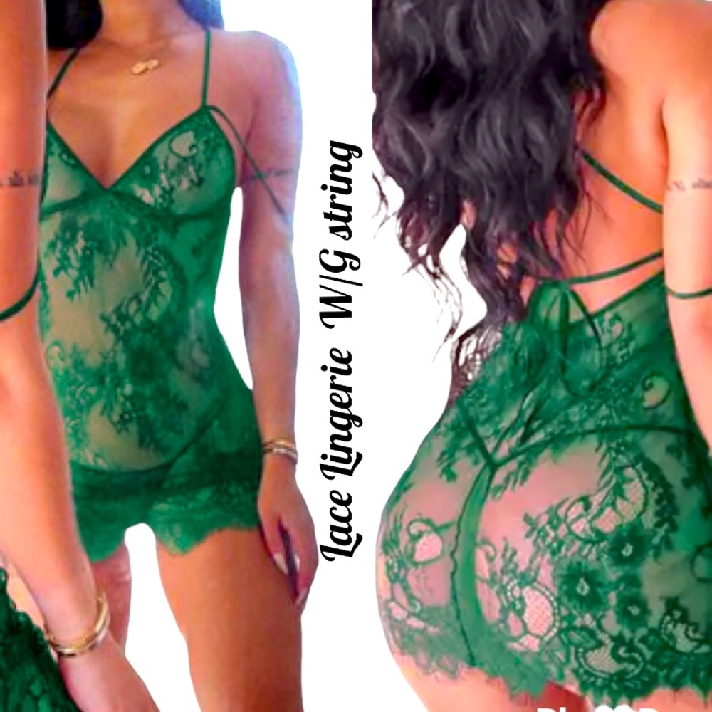 🛑 Sexy Halter lace lingerie set